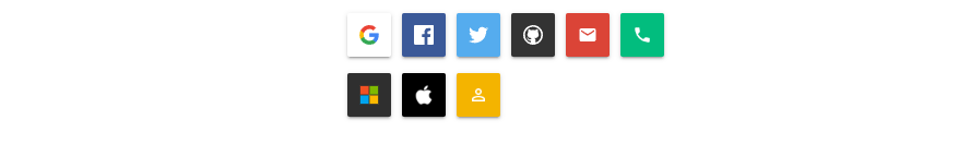 Style with className='firebaseui-icon'